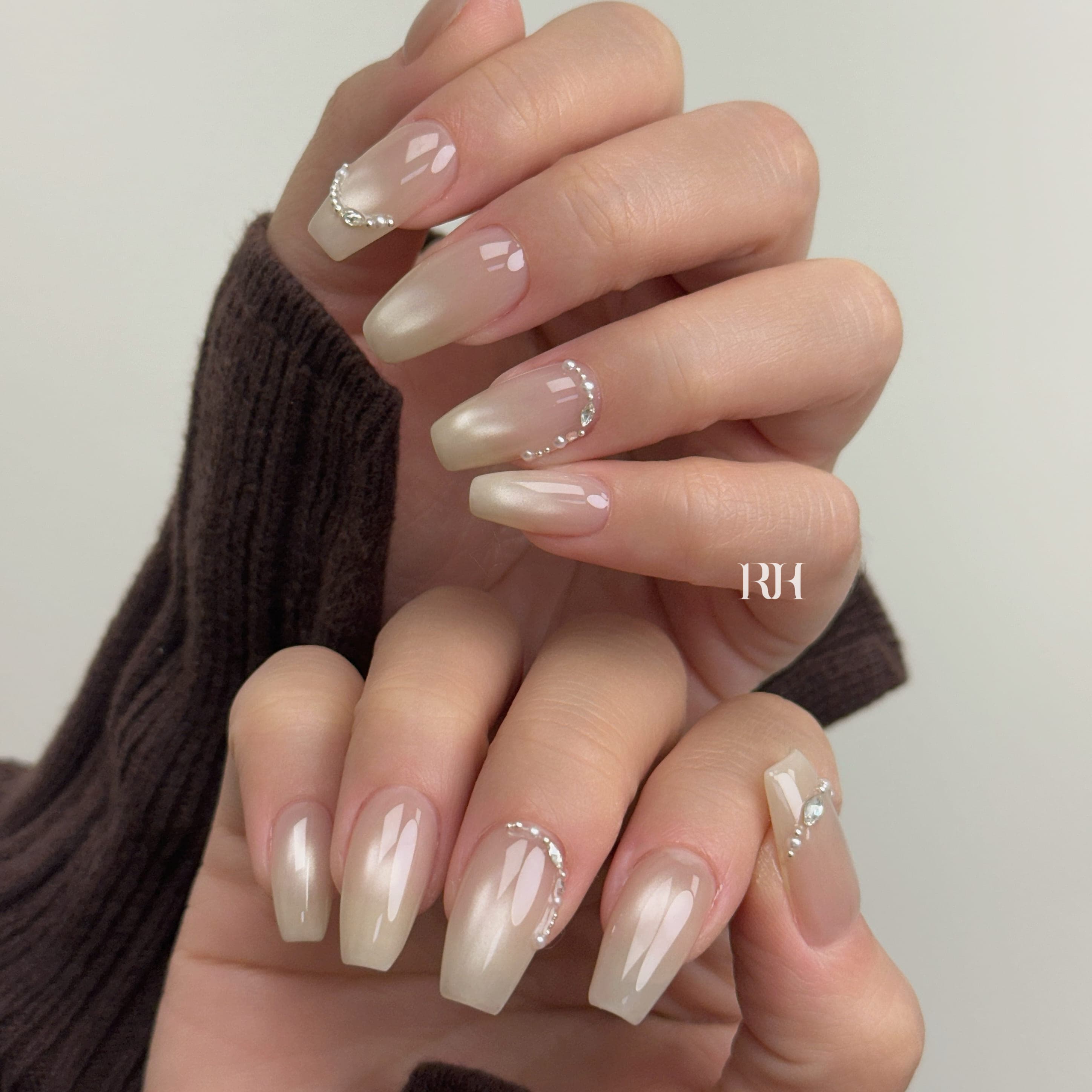 台北中山美甲推薦・精緻簡約感暈染|Ruth nail studio 路得美甲